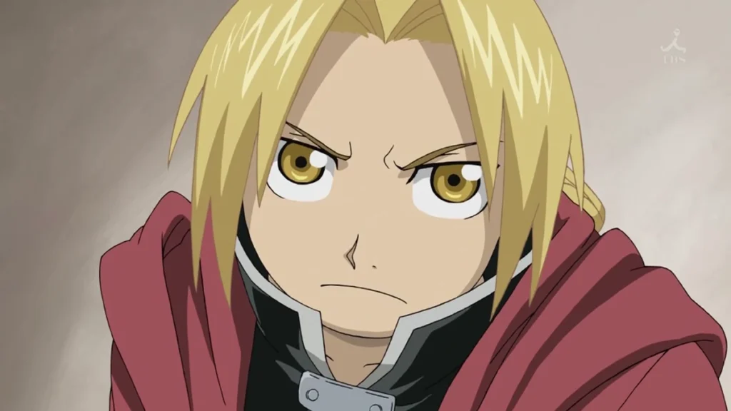 Edward Elric explaining the importance of sacrifice and pain in Fullmetal Alchemist: Brotherhood.