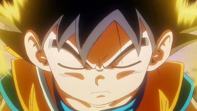 Goku transforming during battle in Dragon Ball Daima.