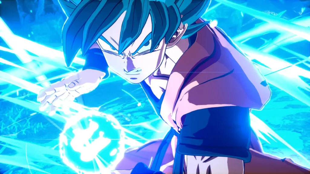 Goku vs. Goku in-game graphics in "Dragon Ball Sparking Zero," highlighting visual fidelity